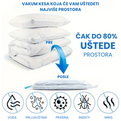 Vakum Kese Za Garderobu - 10kom. + Poklon Pumpa